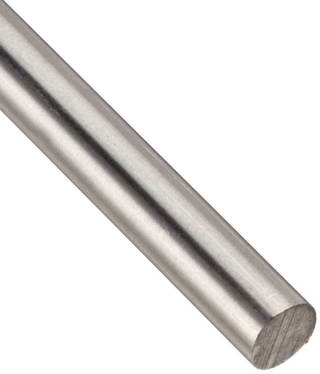 US Stock 8pcs 316L Stainless Steel Rods Diameter 5mm ±10% Length 250mm/9.84"