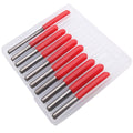 US Stock 10pcs Carbide PCB Engraving Bits CNC Router Tool 45 degrees 0.2mm