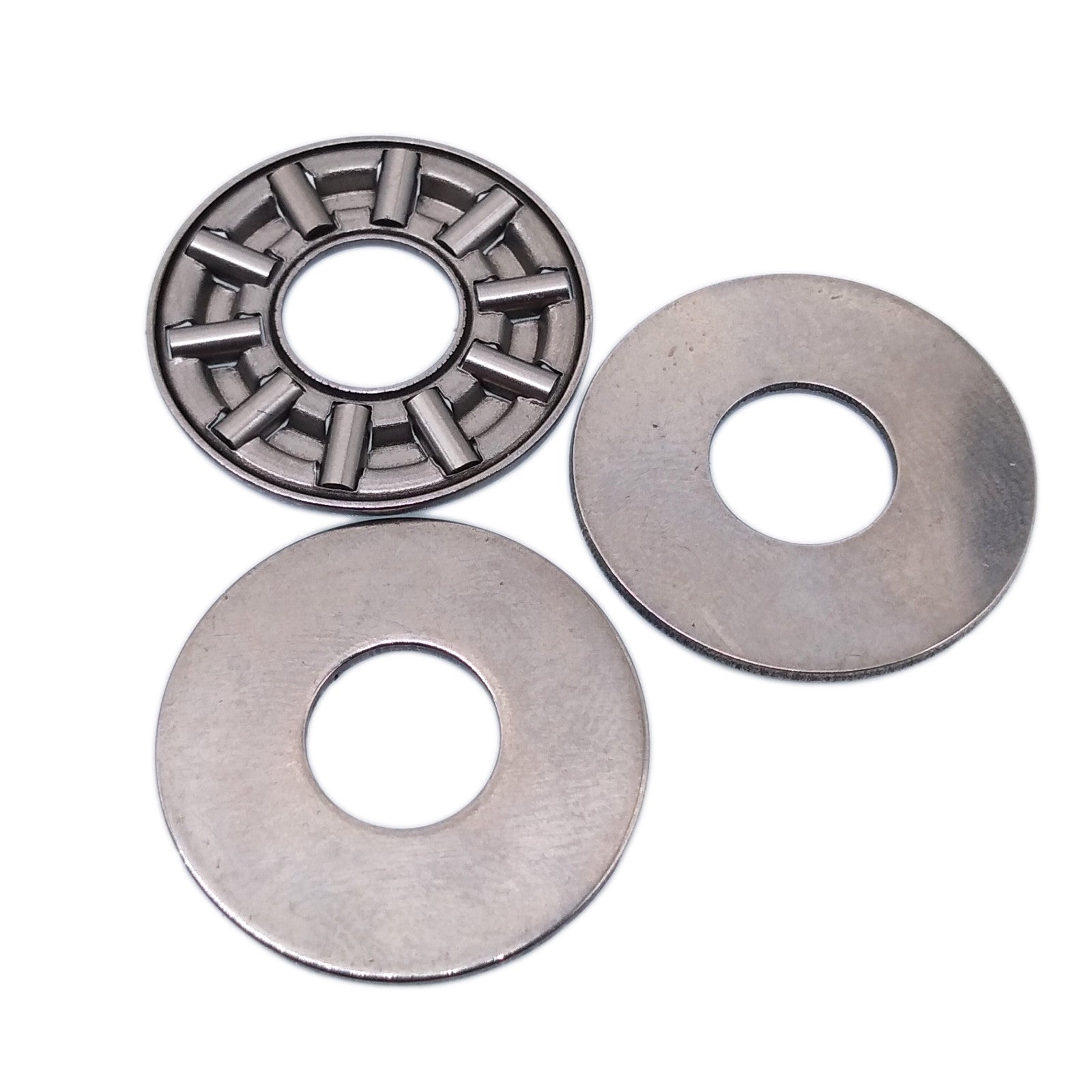 US Stock 2pcs AXK0821 Thrust Needle Roller Bearing With Two Washers 8 x 21 x 2mm