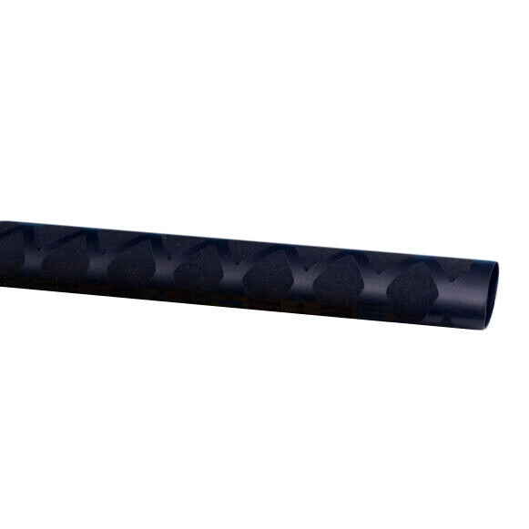 50mm Fishing Rod Handle Shrink Tube Black Non-slip Pattern Handle Cover 1M