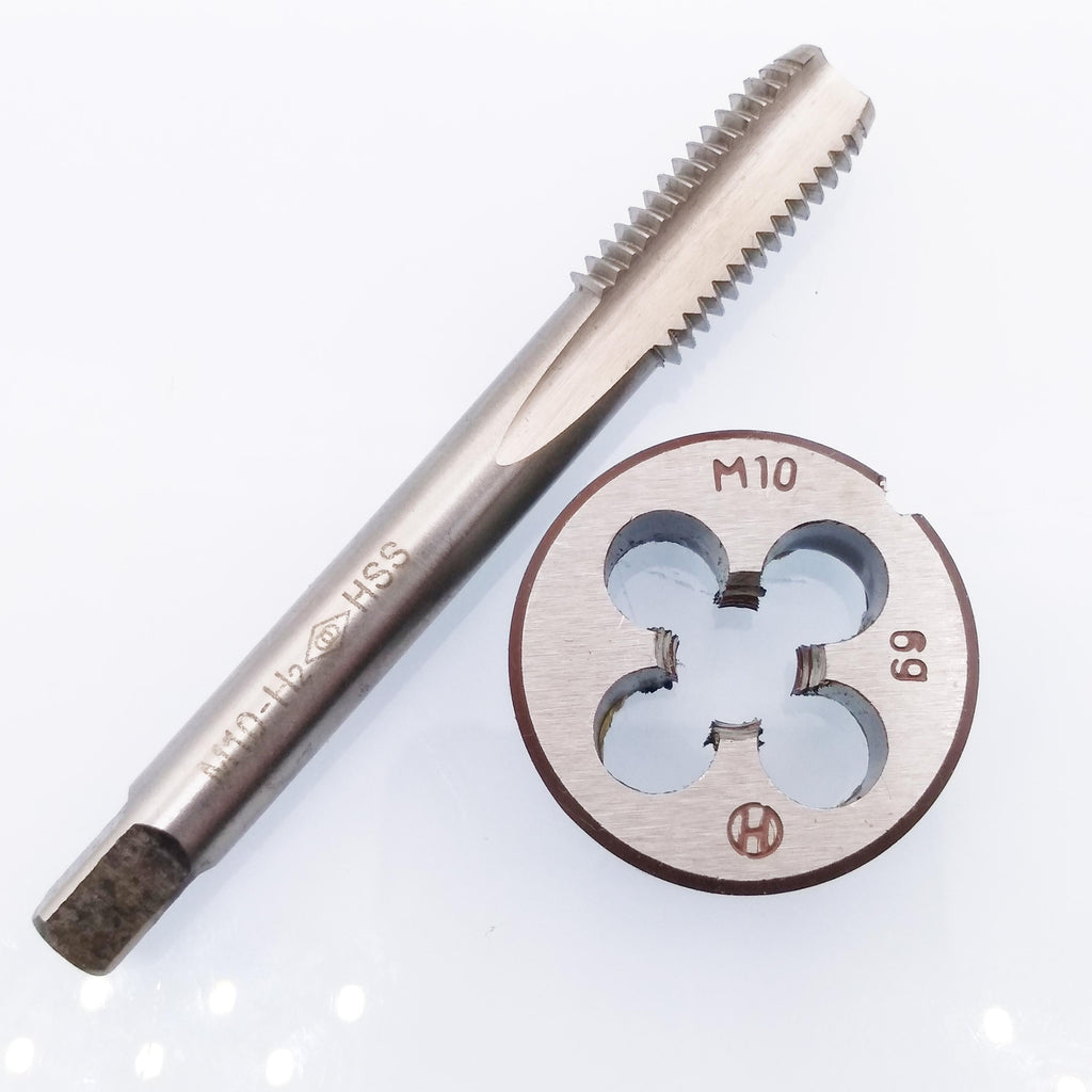 US Stock HSS M10 x 1.5mm Tap & M10 x 1.5mm Die Metric Thread Right Hand