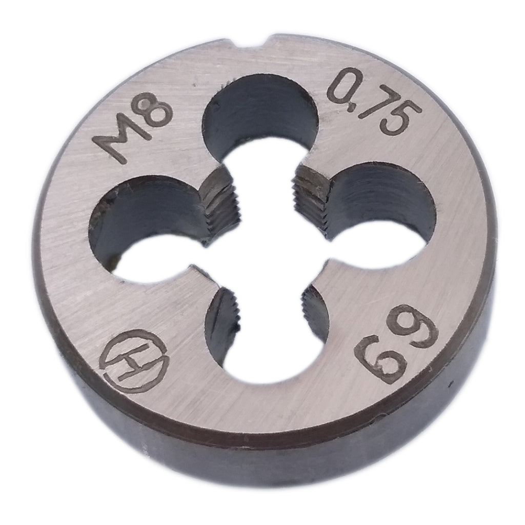US Stock HSS 8mm x 0.75 Metric Die Right Hand Thread M8 x 0.75mm Pitch