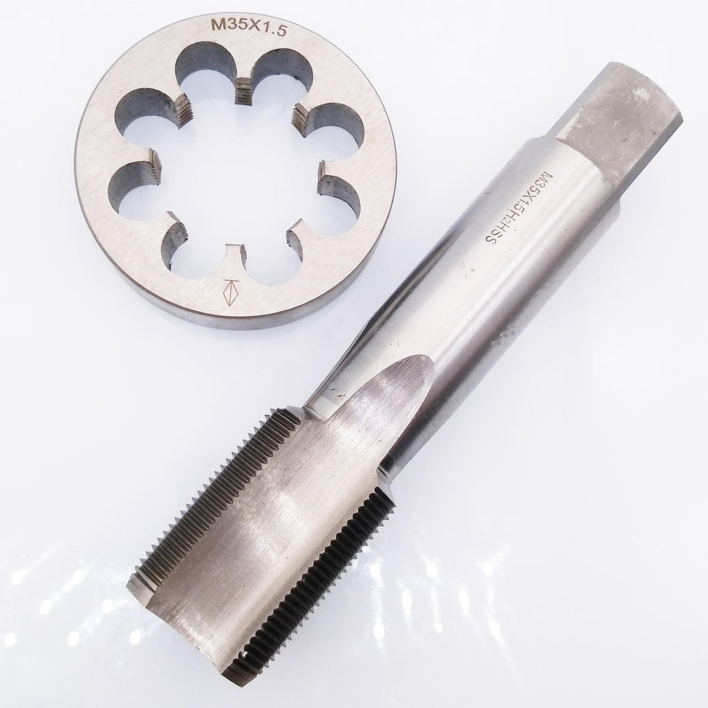 AU Stock HSS M35 x 1.5mm Tap & M35 x 1.5mm Die Metric Thread Right Hand