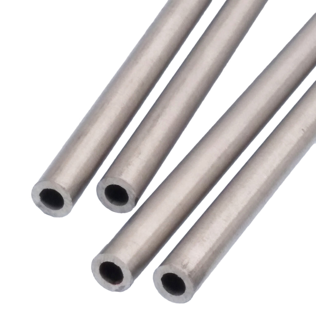 US Stock 4pcs OD 5mm ID 3mm Length 250mm 304 Stainless Steel Capillary Tube
