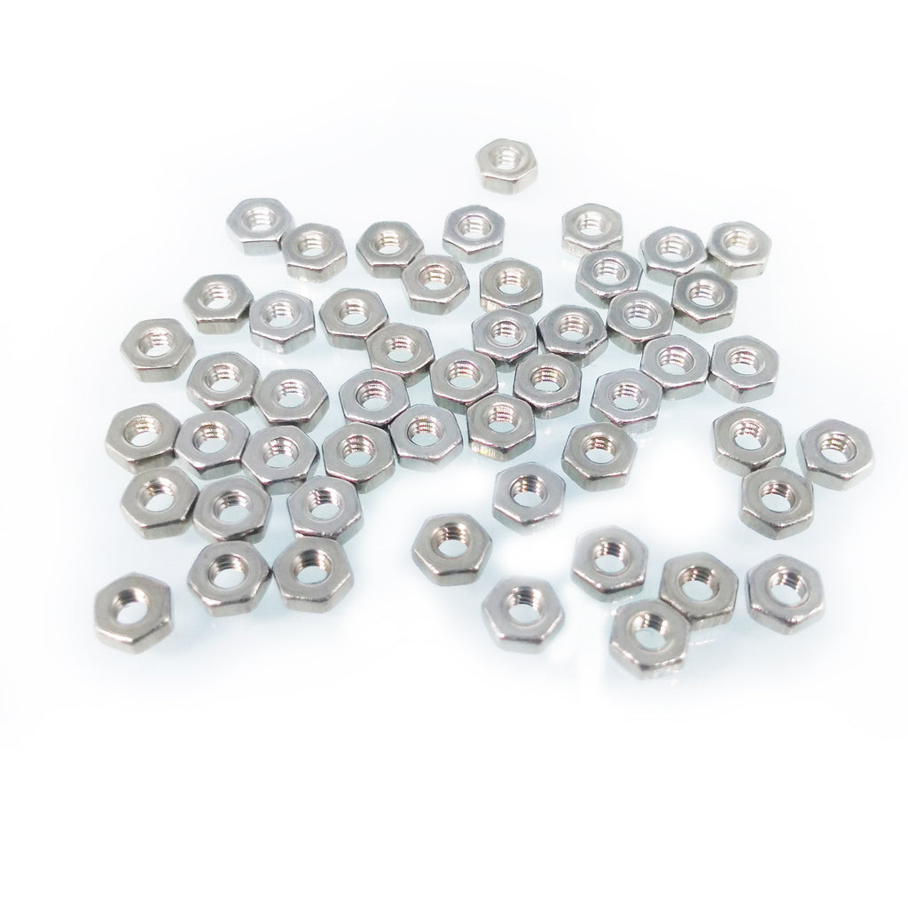 US Stock 50x M2 x 25mm Hex Socket Screw Bolt Knurling DIN912 Stainless Steel Nut