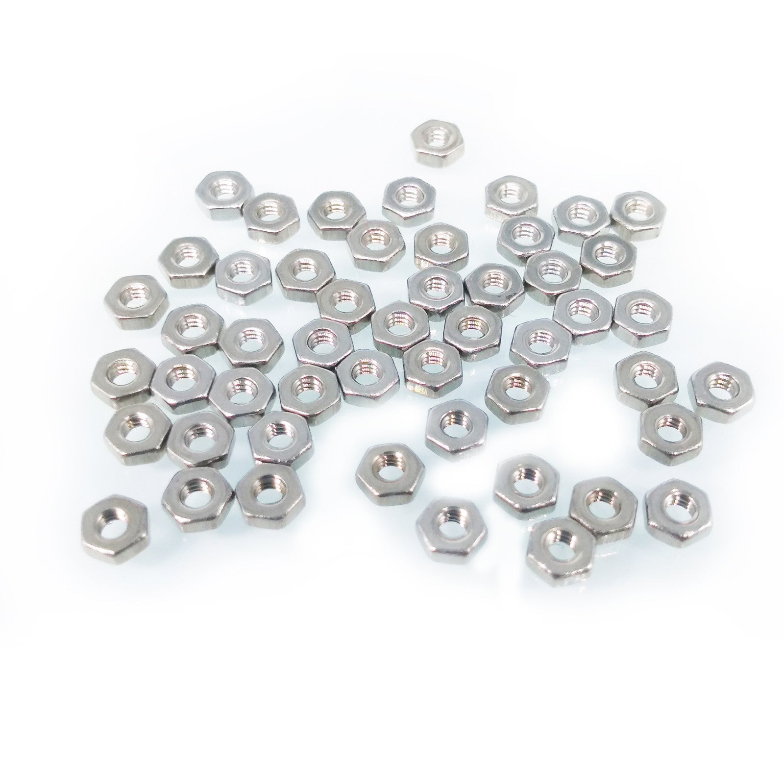 US Stock 50x M2 x 25mm Hex Socket Screw Bolt Knurling DIN912 Stainless Steel Nut