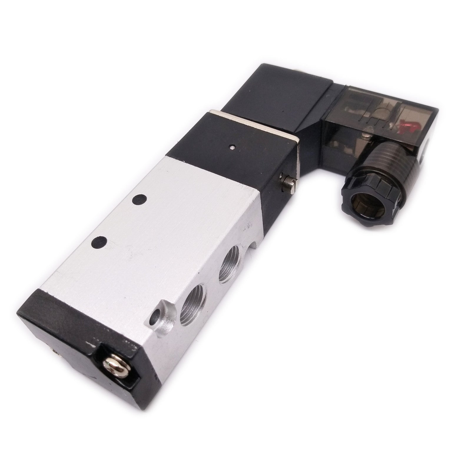 US Stock 4V110-06 AC 110V 5 Way 2 Position 1/8" Pneumatic Solenoid Valve