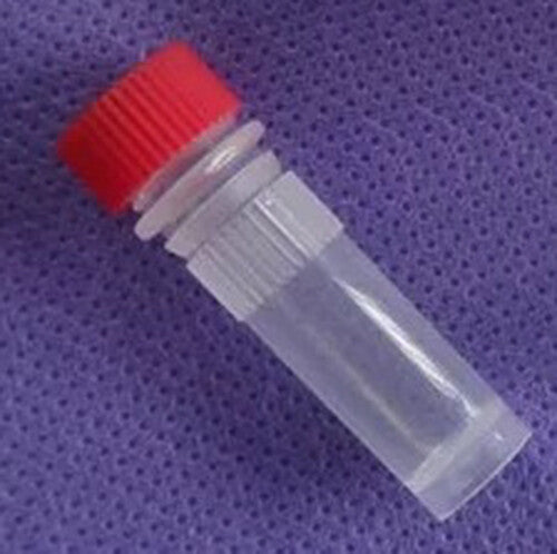 250pcs 1ml Red Plastic Vials Microcentrifuge Tubes Lab Screw Cap Tube