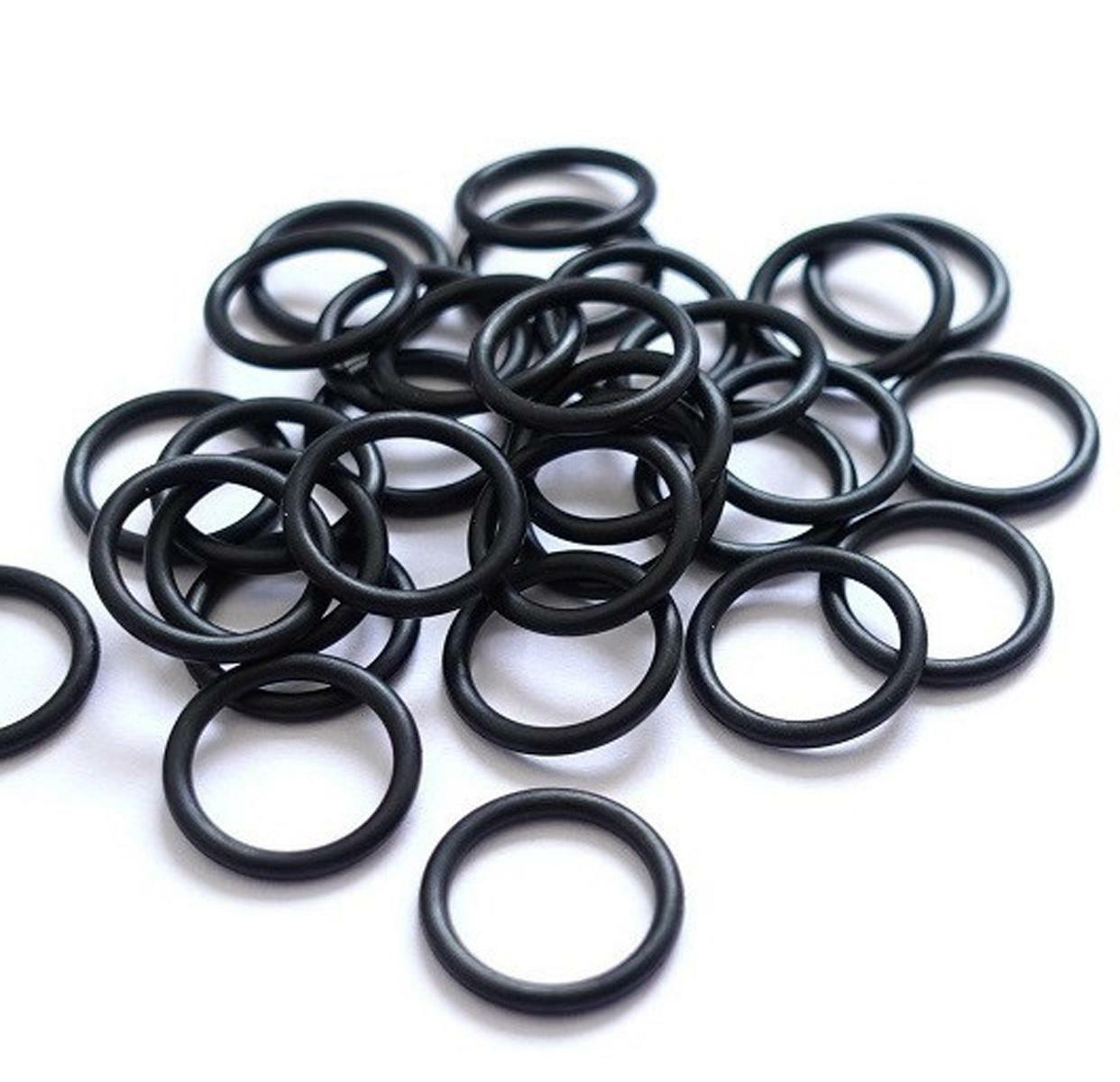 100pcs 3.5mm Oil Resistant NBR Nitrile Butadiene Rubber O-Ring OD 30mm Sealing