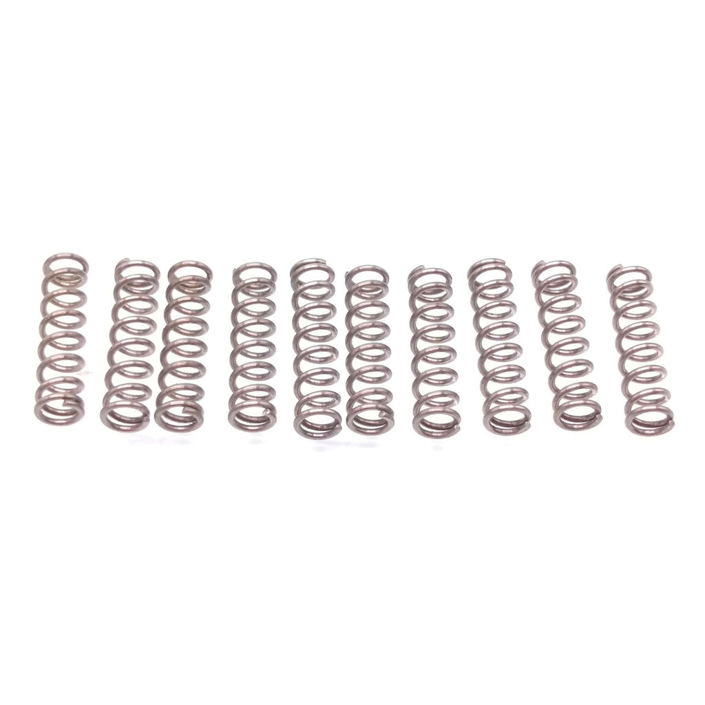 10x 0.6mm Wire Dia Stainless Steel Compression Spring Pressure OD 4mm Length 15