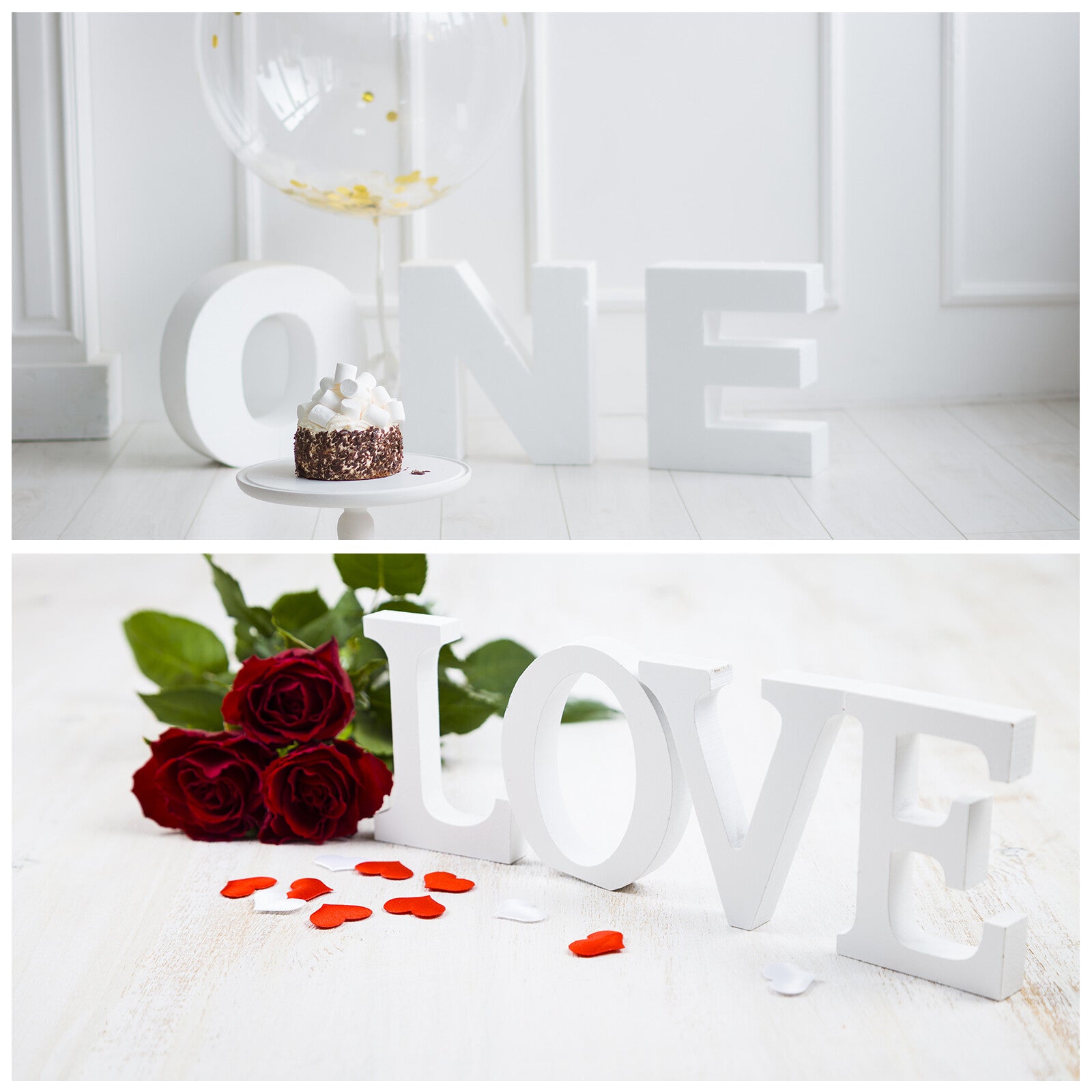 2pcs Foam Letters B Letter EPS White Polystyrene Letter Foam 100mm/4 Inch