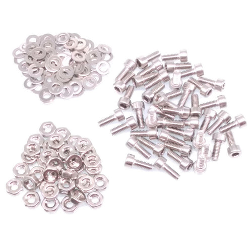 200x M2 x 8mm Socket Head Cap Screws Stainless Steel Allen Socket Nuts Washers