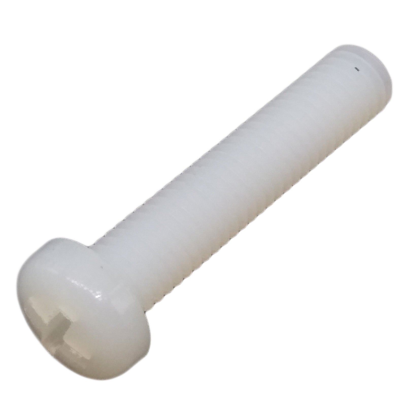 US Stock 50pcs M6 x 30mm Plastic Nylon Phillips Cross Recessed Pan Head Screws