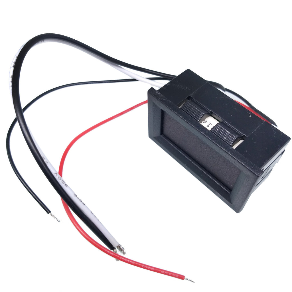 US Stock Mini Red LED Digital Panel AMP Meter Gauge 50A DC & Shunt