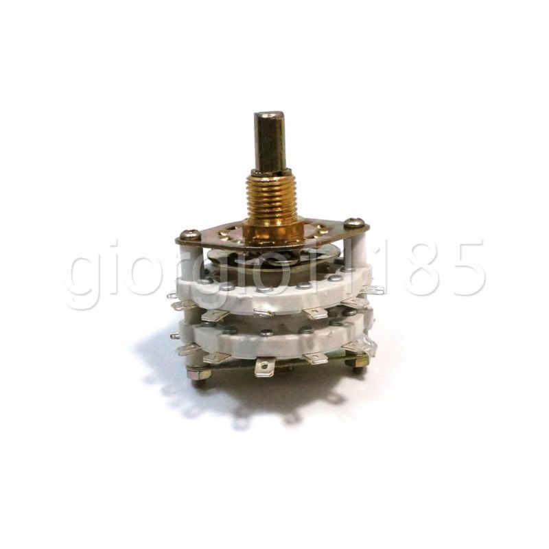 AU Stock 4 Pole 5 Position Throw 4P-5T Ceramic Rotary Switch For RF Power