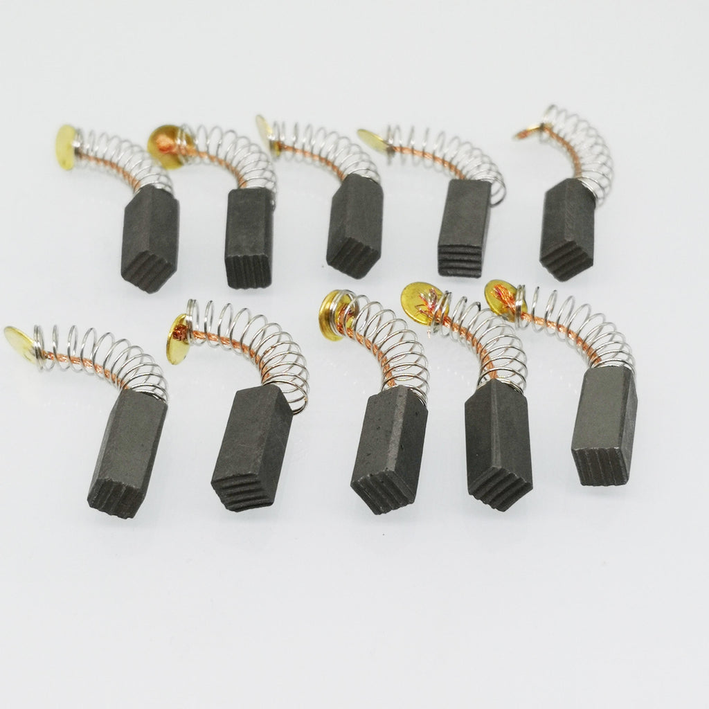 US Stock 10pcs 5mm x 5mm x 13mm Carbon Brushes Motor Brush Set Replacement #5