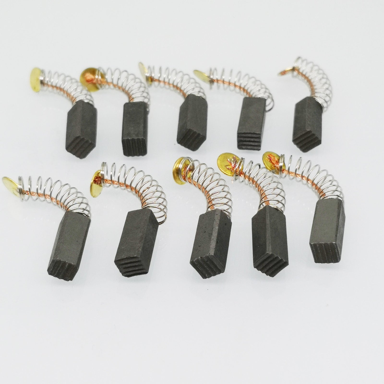 US Stock 10pcs 5mm x 5mm x 13mm Carbon Brushes Motor Brush Set Replacement #5