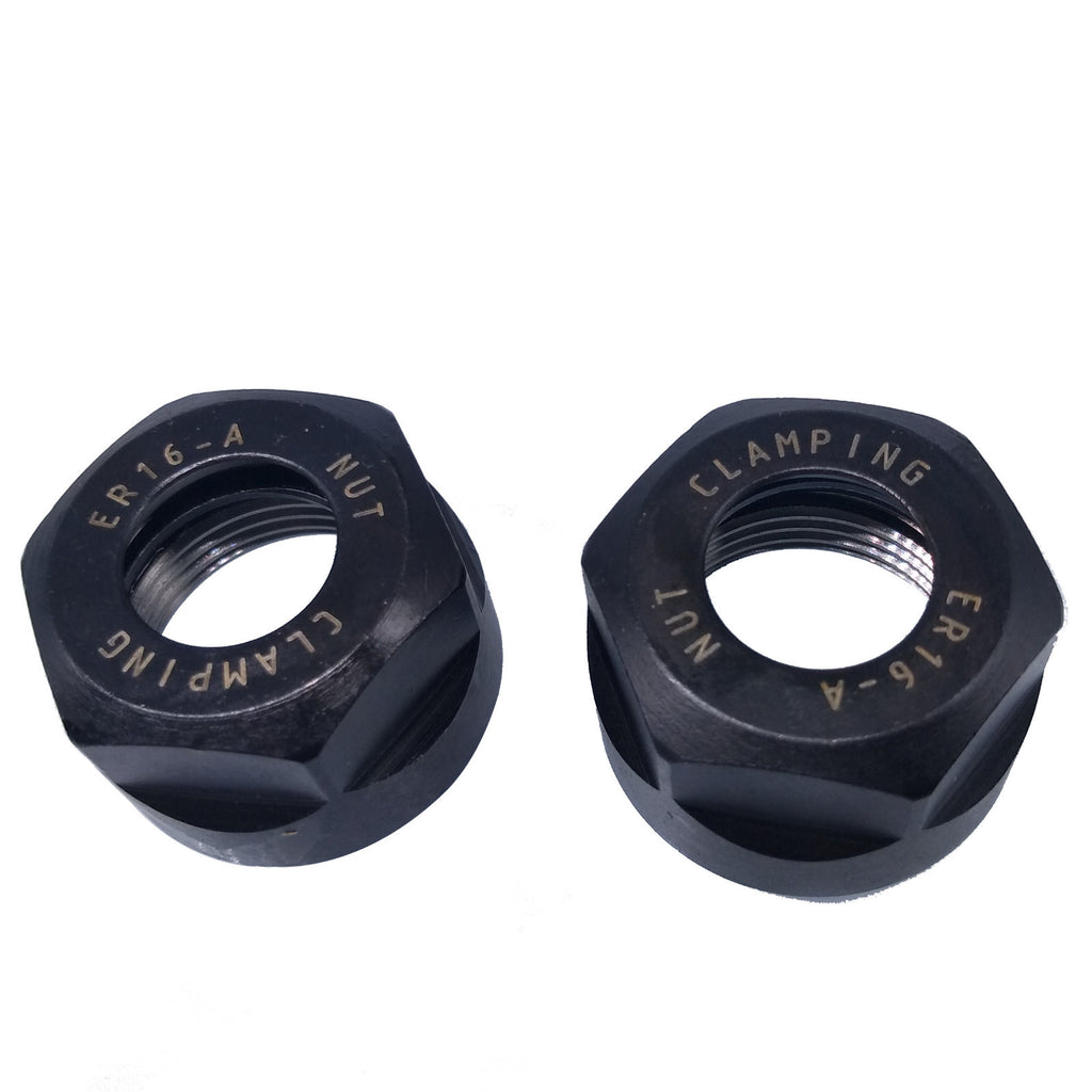 2pcs ER16 Collet Clamping Nuts for CNC Milling Chuck Holder Lathe