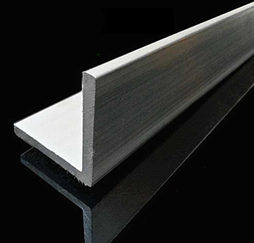 US Stock 2pcs 20mm x 20mm x 250mm(9.84") Long 3mm Thick 6061 T6 Aluminum Angle