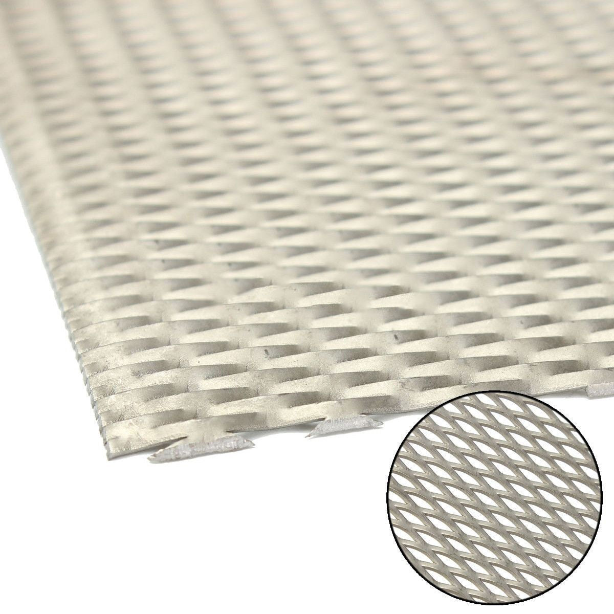 Metal Titanium Grade Mesh Perforated Diamond Holes Plate Expanded 300x200x0.5mm