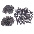 200x M3 x 10mm Socket Head Cap Screws Alloy Steel Allen Socket Drive Nuts Washer