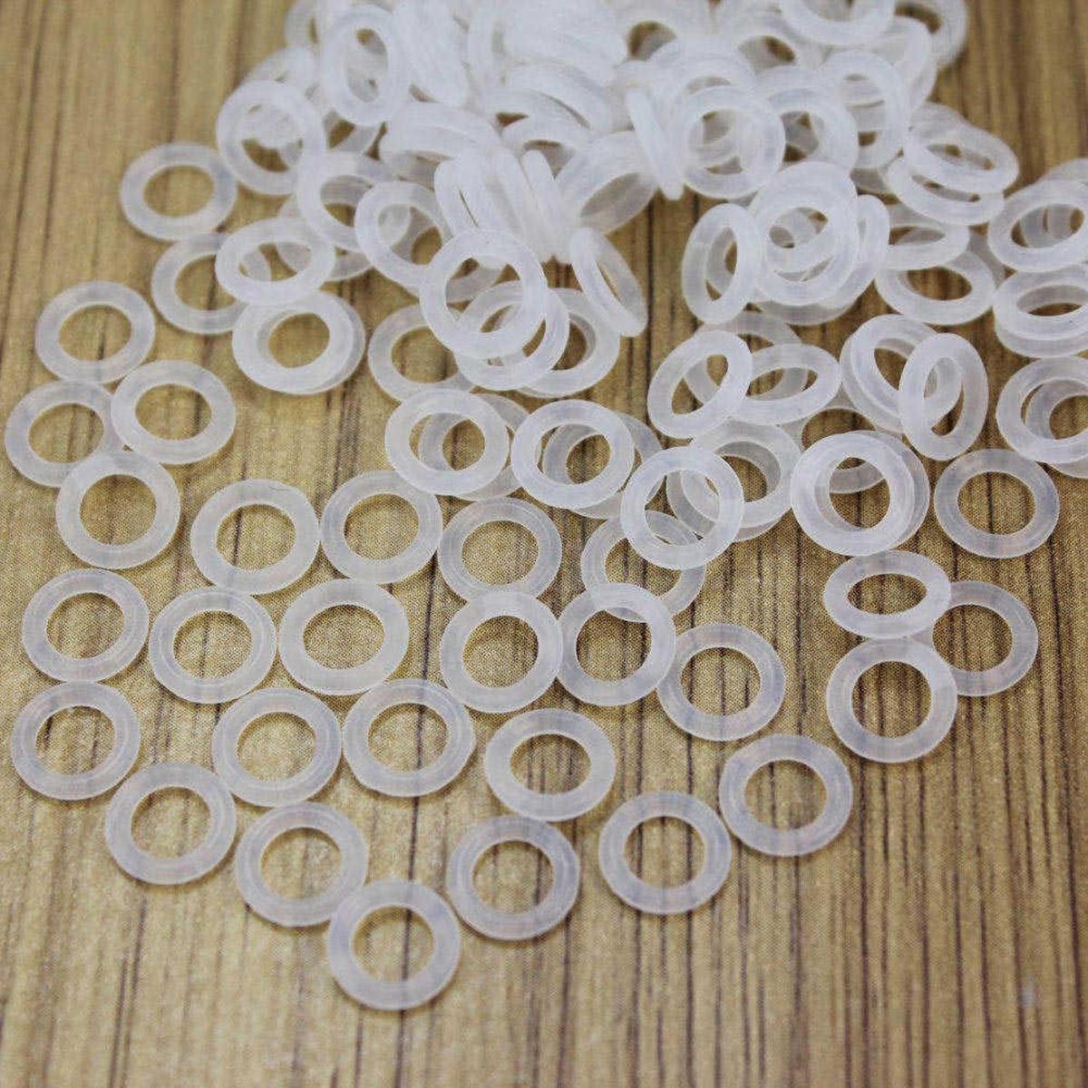 US Stock QTY 100 19mm OD 15mm ID 2mm Dia Food Grade Silicone Rubber Seal O-Ring