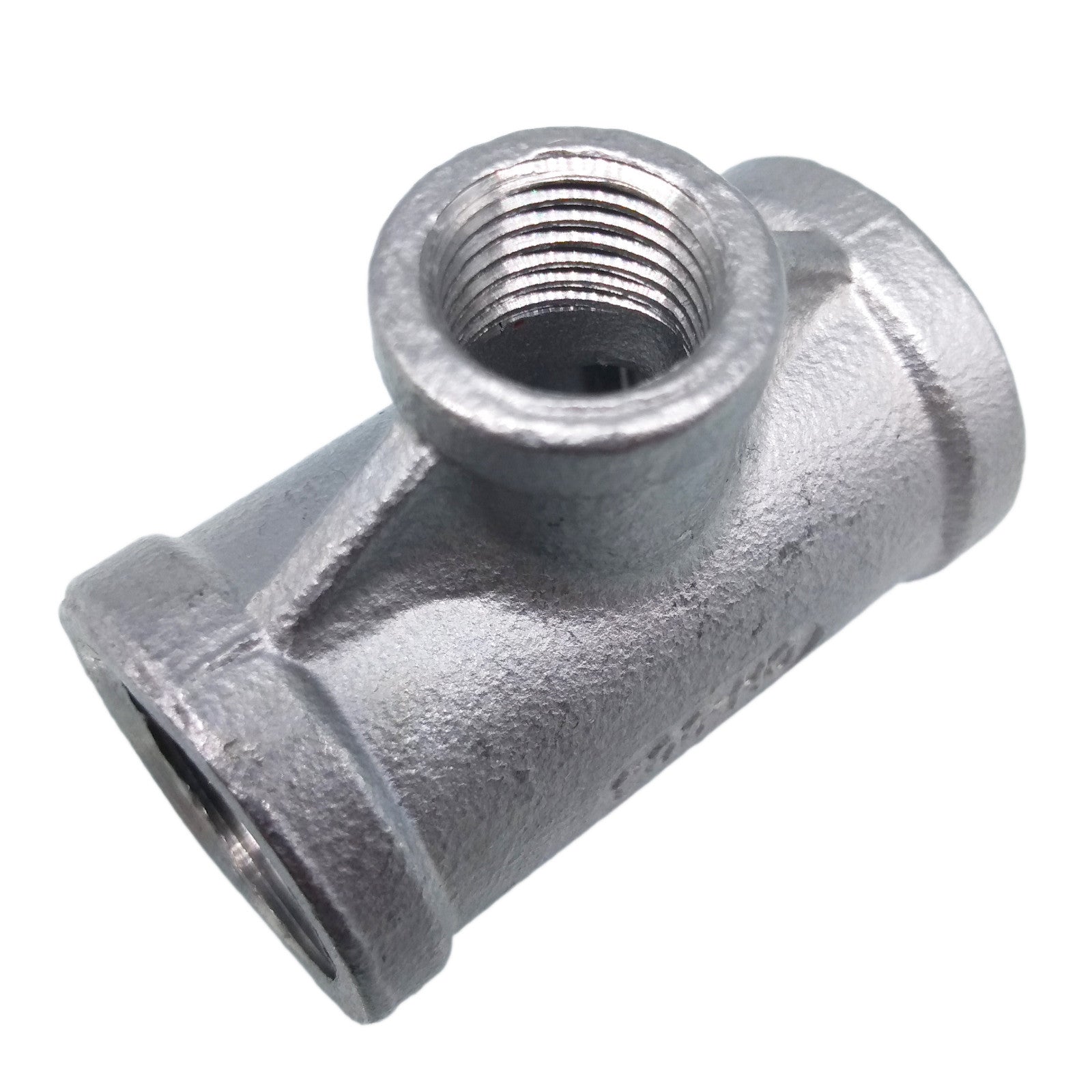 US Stock 1/2" x 1/4" x 1/2" Female T Tee Threaded Reducer Pipe Fitting SS NPT