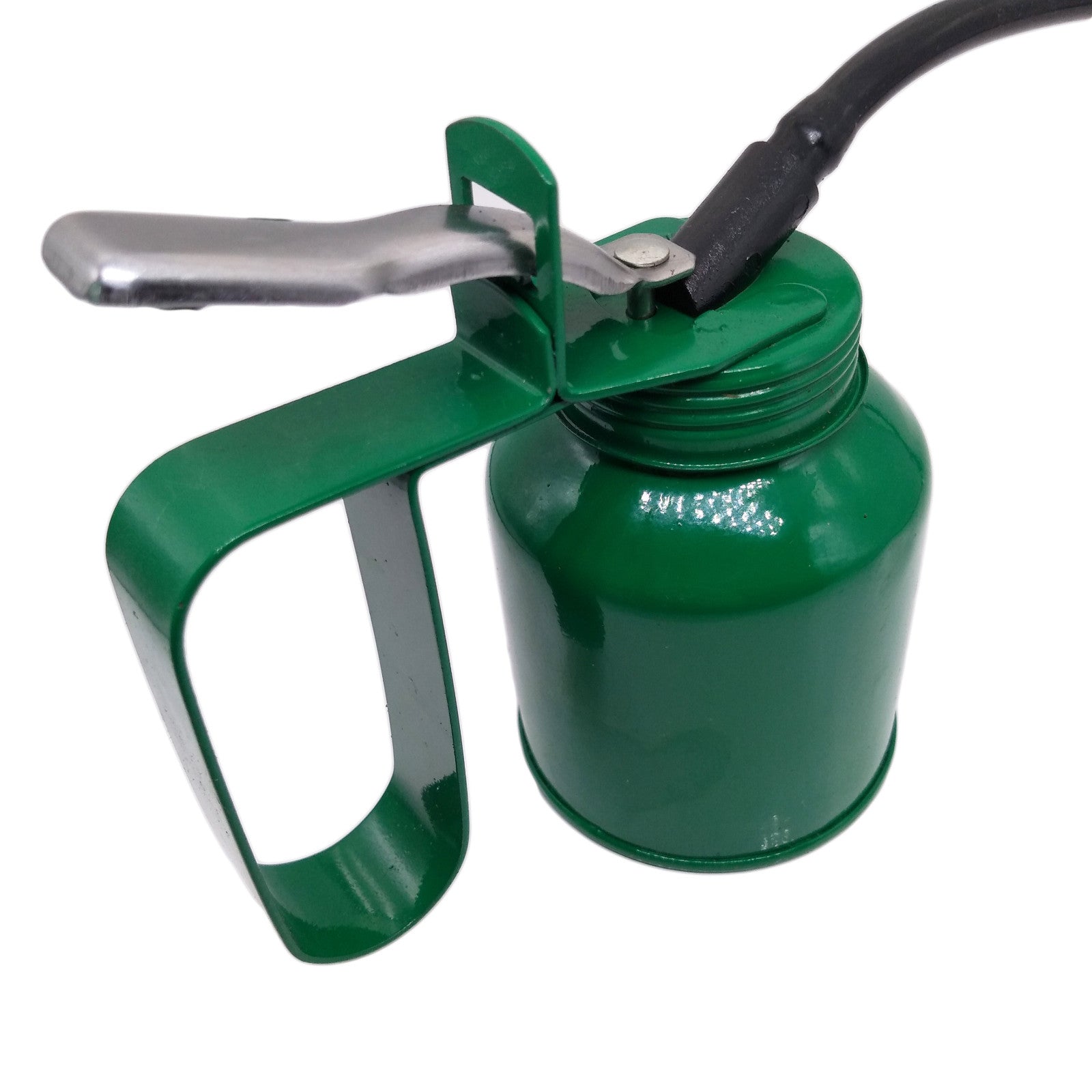US Stock 250ml High Pressure Pump Oiler Oil Can Gun Soft Tube For Lubricants