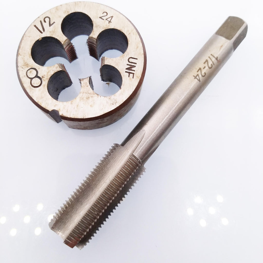 US Stock HSS 1/2-24 UNF Tap & 1/2-24 UNF Die Right Hand