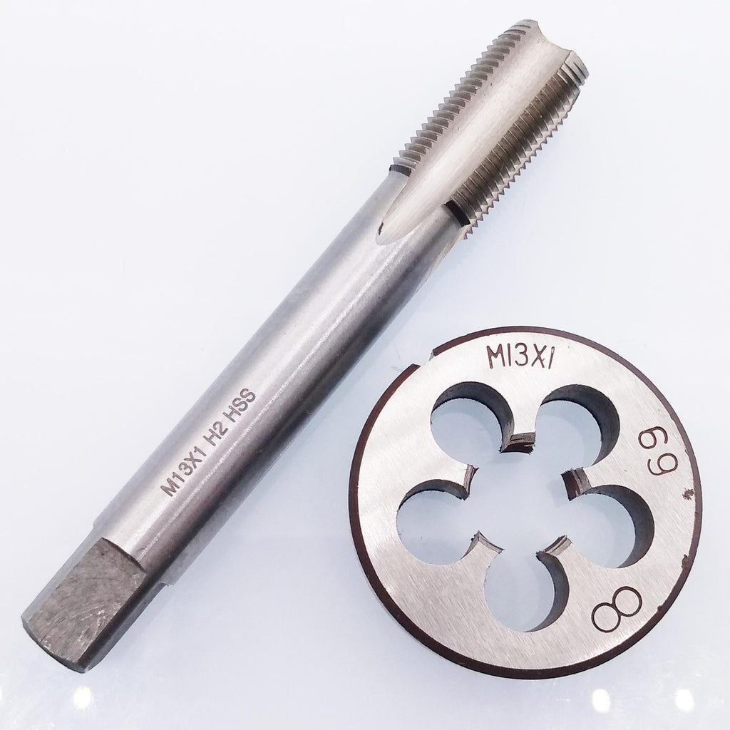 US Stock HSS M13 x 1mm Tap & M13 x 1.0mm Die Metric Thread Right Hand