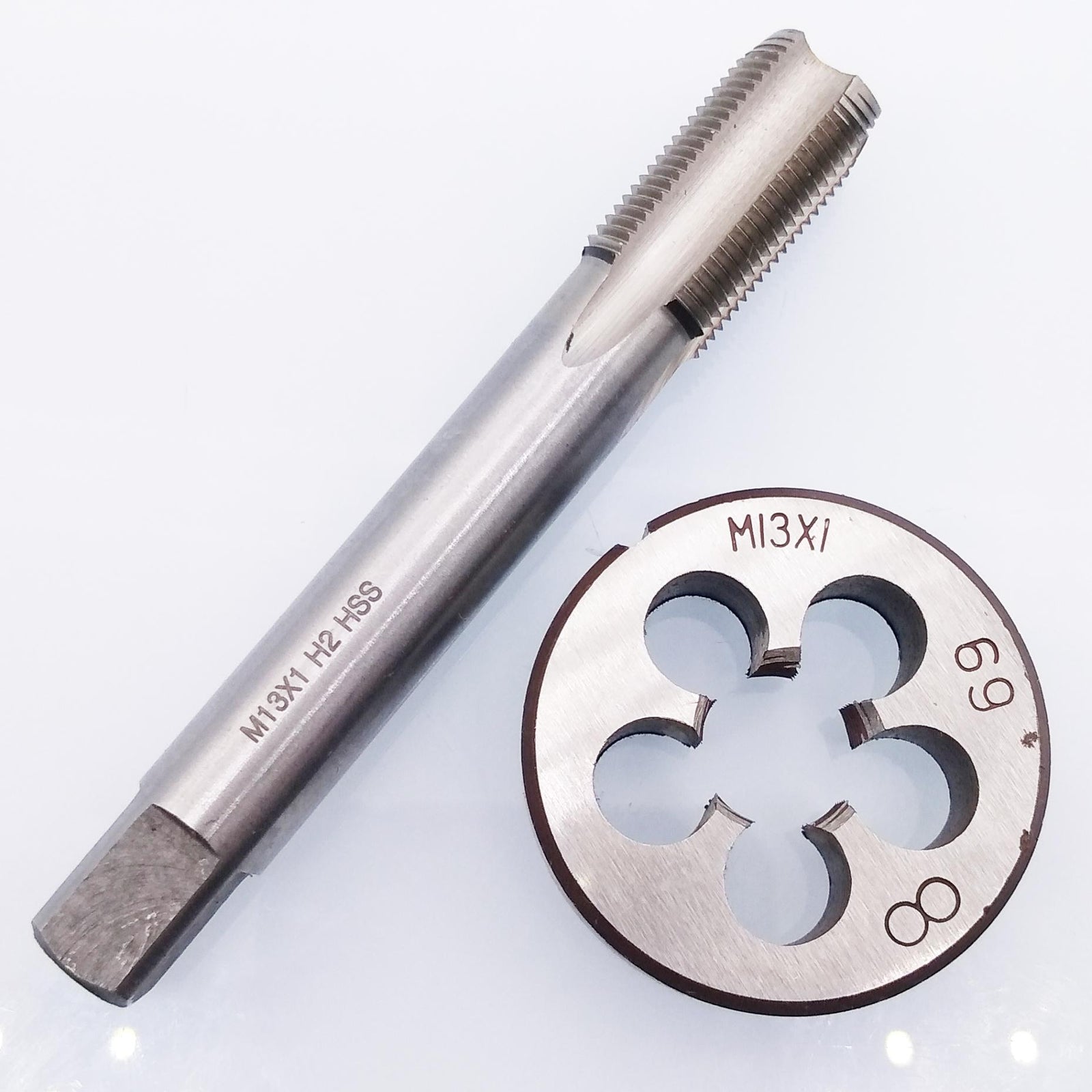 US Stock HSS M13 x 1mm Tap & M13 x 1.0mm Die Metric Thread Right Hand