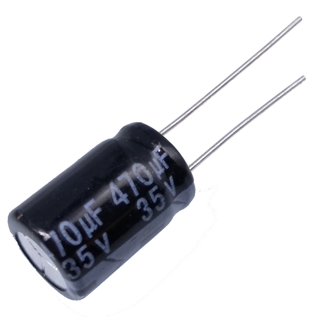 US Stock 50pcs Electrolytic Capacitors 470uF 470mfd 35V +105℃ Radial 10 x 17mm