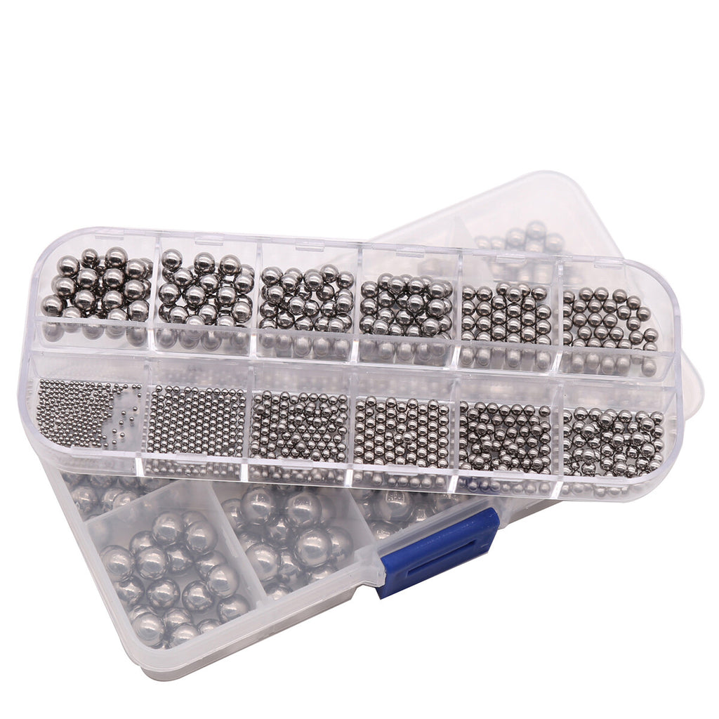1mm-4.763mm High Precision Bearing Balls Smooth Ball Box Set 304 Stainless Steel