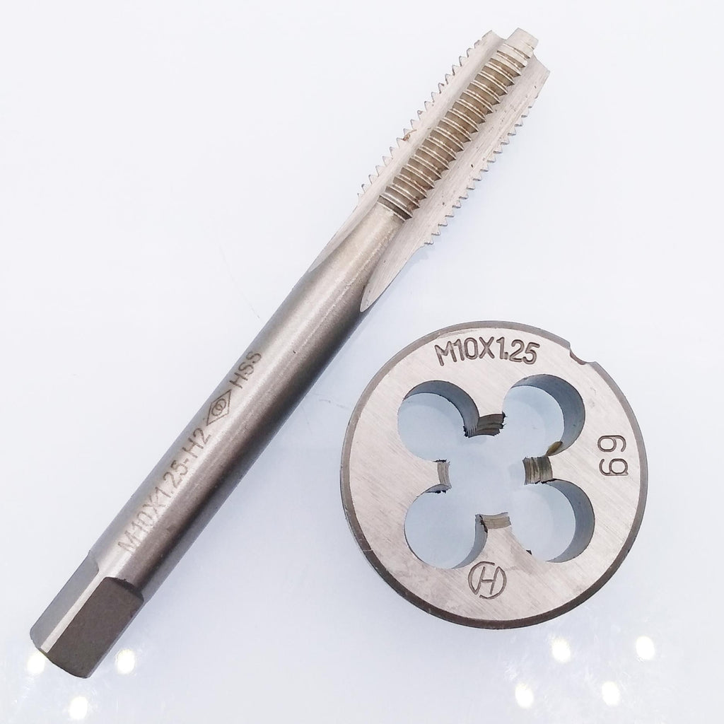 US Stock HSS M10 x 1.25mm Tap & M10 x 1.25mm Die Metric Thread Right Hand