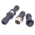 2Sets GX16 Waterproof Aviation Connector Plug Socket Sensor 9pin