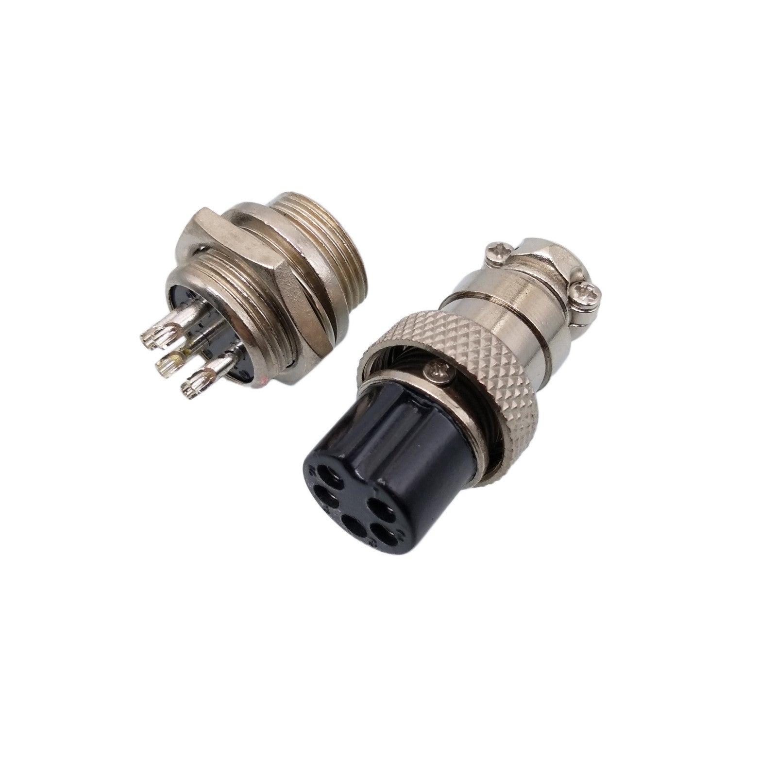 US Stock 5Pair Aviation Plug 5 Pin Male Female Panel Wire Connector 16mm GX16-5