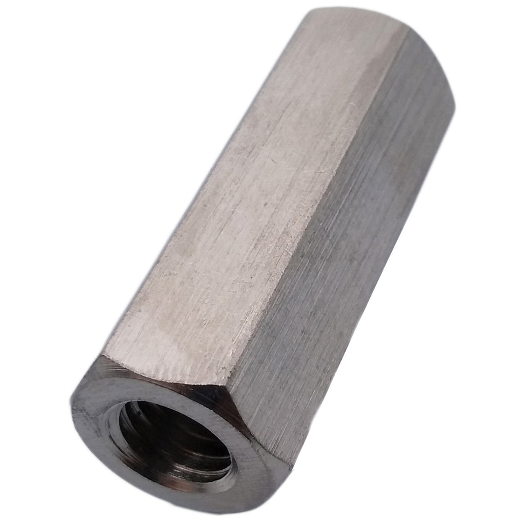 US Stock 5pcs M8 x 1.25 x 35mm Stainless steel Long Coupling Hex Nut Connector