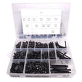 380x M4 Socket Head Cap Screws Steel Allen Socket Nuts Washers Assortment Kit