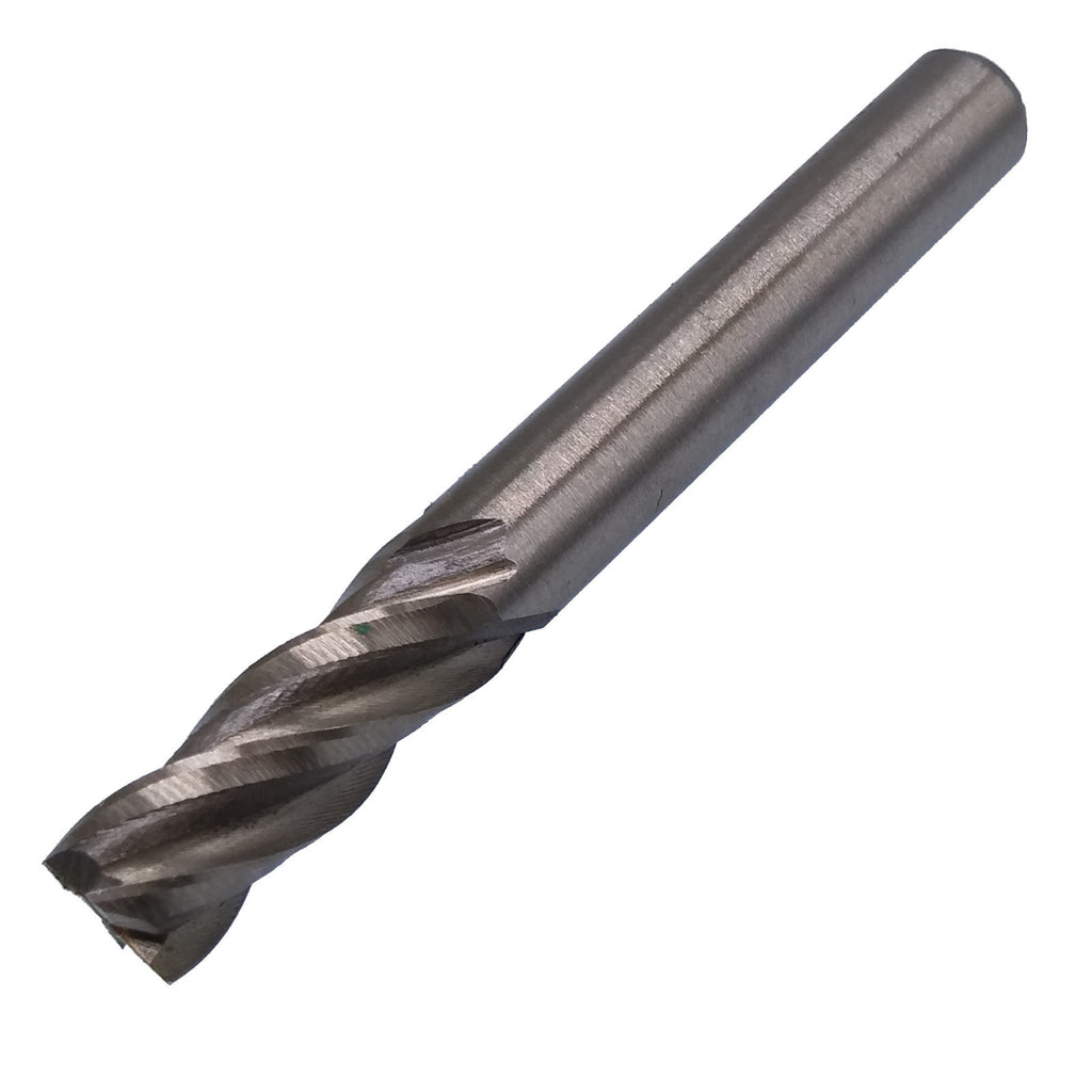 US Stock 3pcs 8mm Four 4 Flute HSS & Aluminium End Mill Cutter CNC Bit