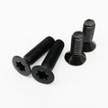 10pcs M6 x 16mm Black Six-Lobe Torx Head Flat Countersunk Screw Bolt