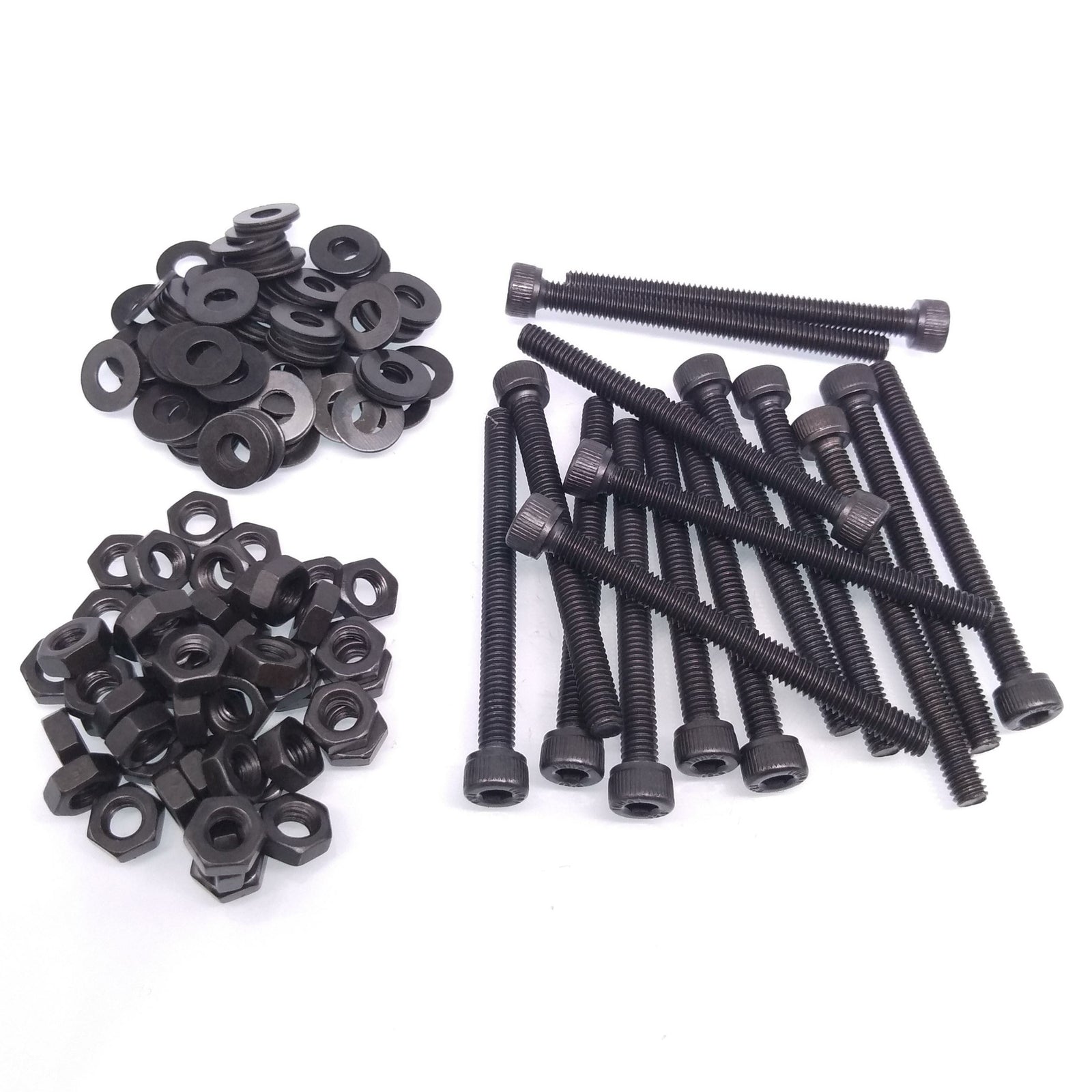 50x M4 x 40mm Socket Head Cap Screws Alloy Steel Allen Socket Drive Nuts Washers