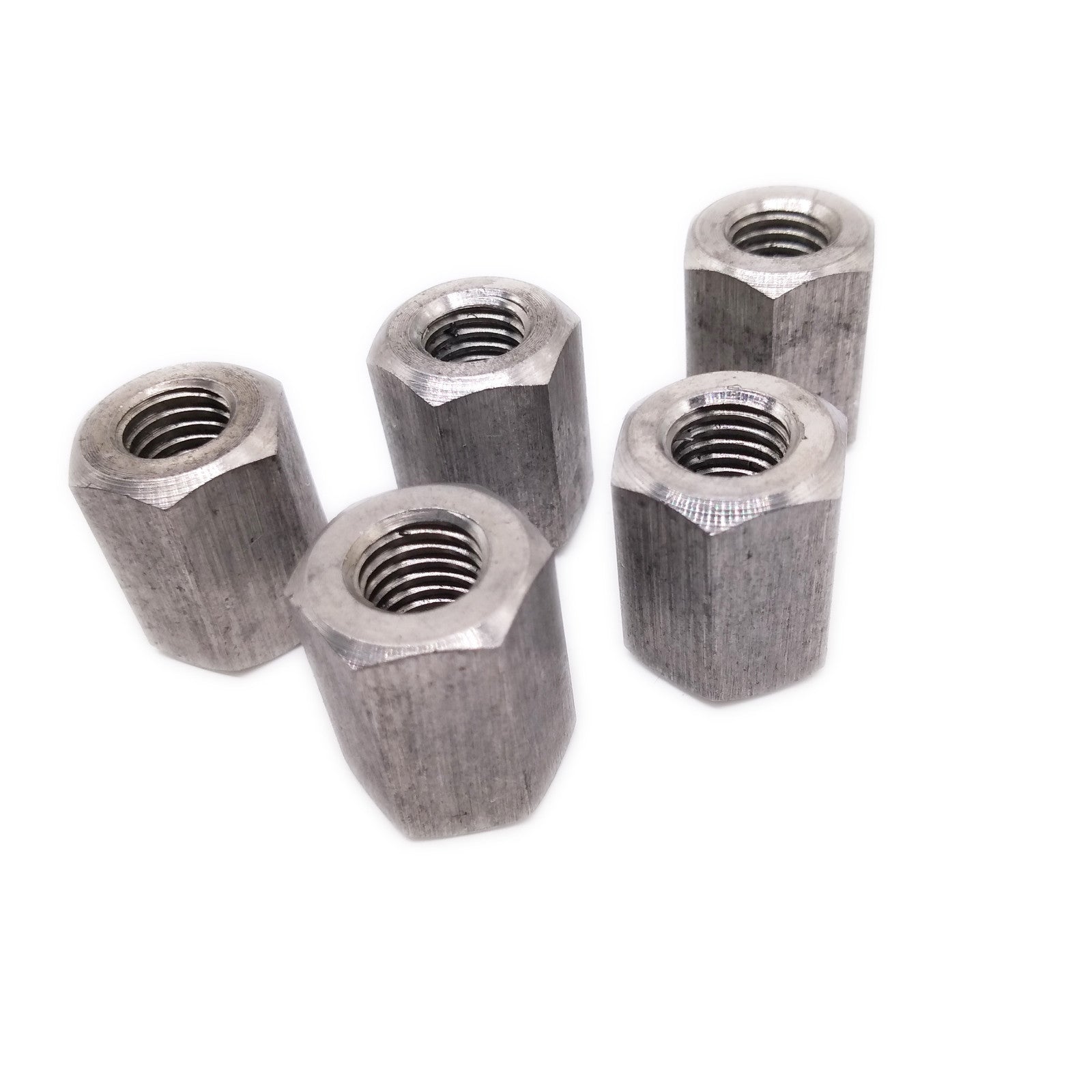 US Stock 5pcs M10 x 1.5 x 22mm Stainless steel Long Coupling Hex Nut Connector