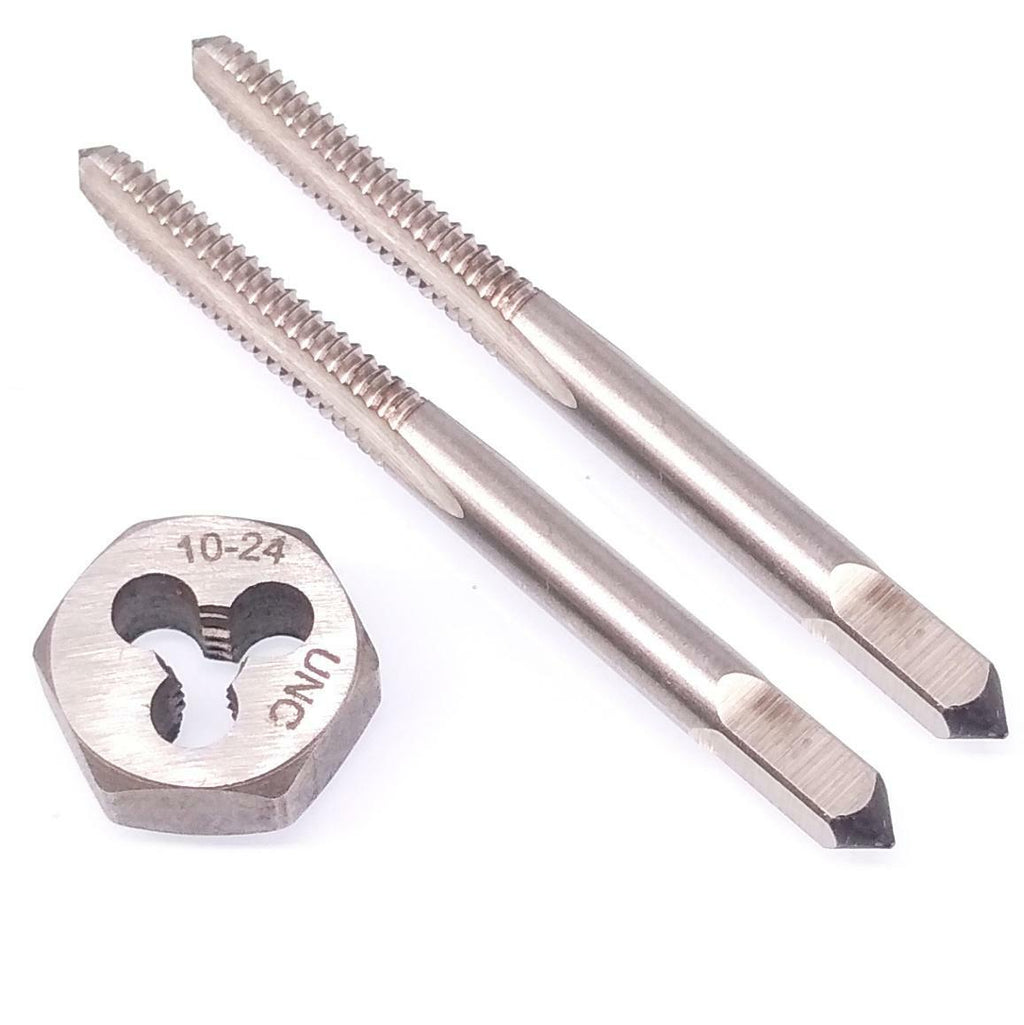 HSS 10-24 Taper & Plug Tap & 10-24 Hexagon Die Thread Right Hand Set