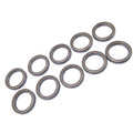 US Stock 10pcs 6703ZZ Deep Groove Metal Double Shielded Ball Bearing 17x23x4mm