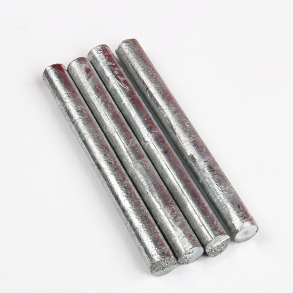 10mm ±10% x 100mm Pure Zinc Round Rod Zinc Electrode Sacrificial Anode 100mm