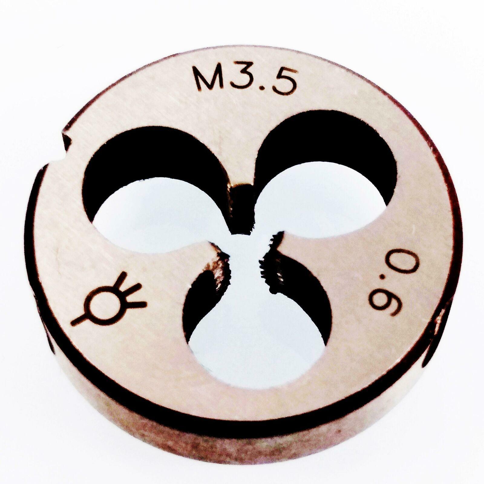 HSS M3.5 x 0.6mm Taper & Plug Tap & M3.5 x 0.6mm Die Metric Thread Right Hand