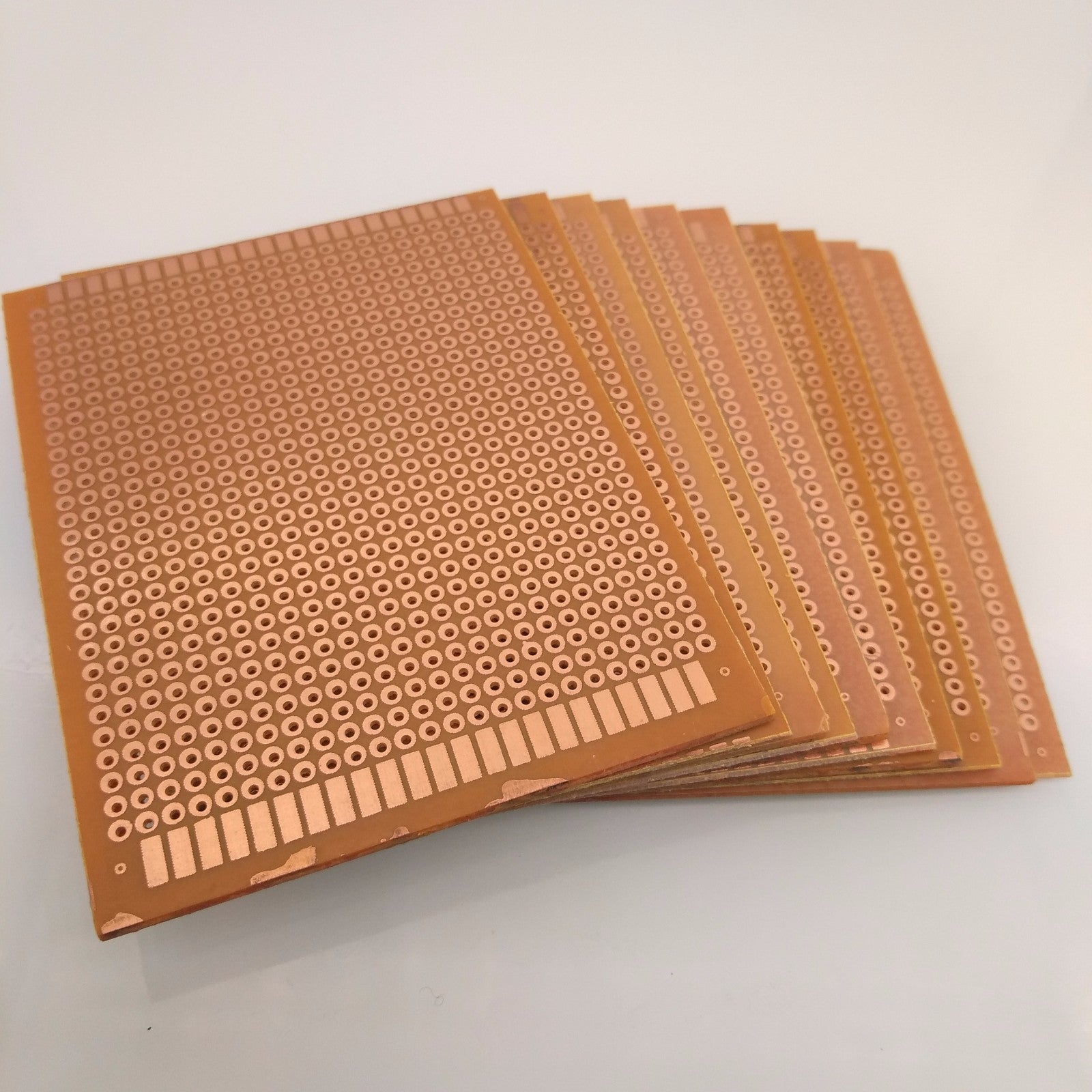US Stock 10pcs Prototype PCB Universal Bread Board 7 x 9cm Single Side Copper