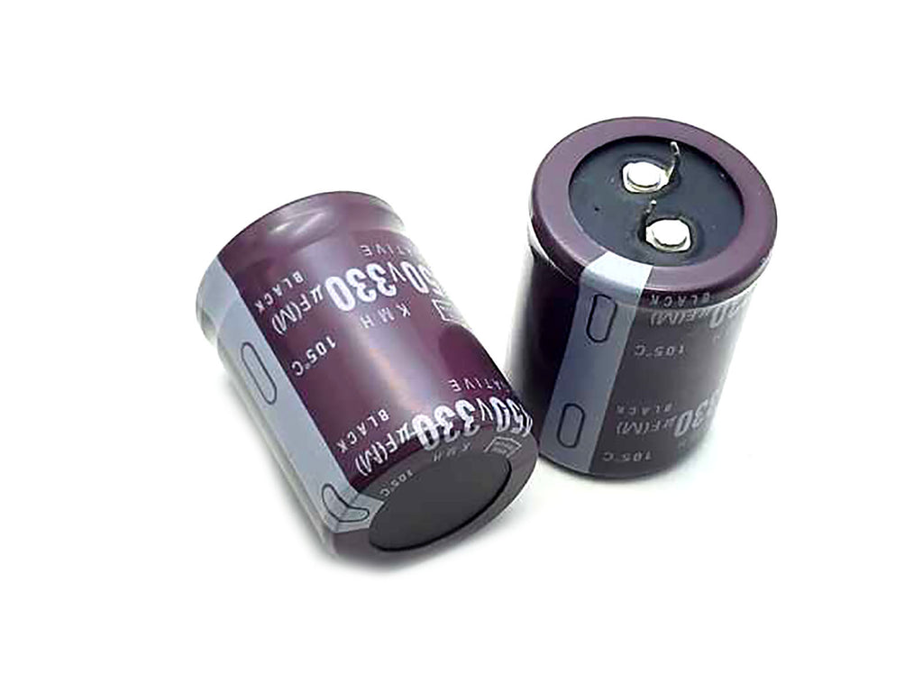 2pcs Electrolytic Capacitors 330uF 330mfd 450V +105℃ Radial 30 x 52mm