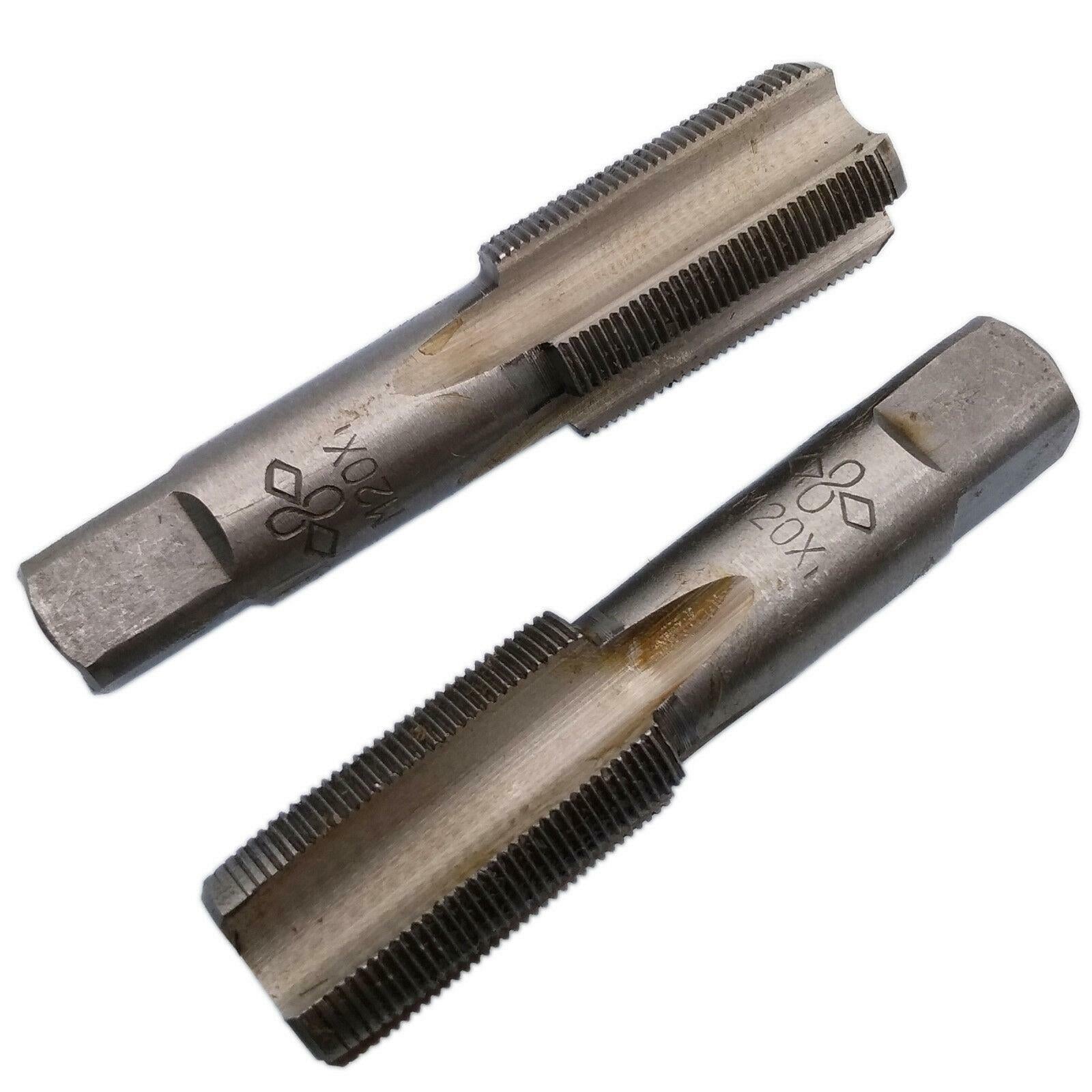 HSS M20 x 1mm Taper & Plug Tap & M20 x 1mm Die Metric Thread Right Hand