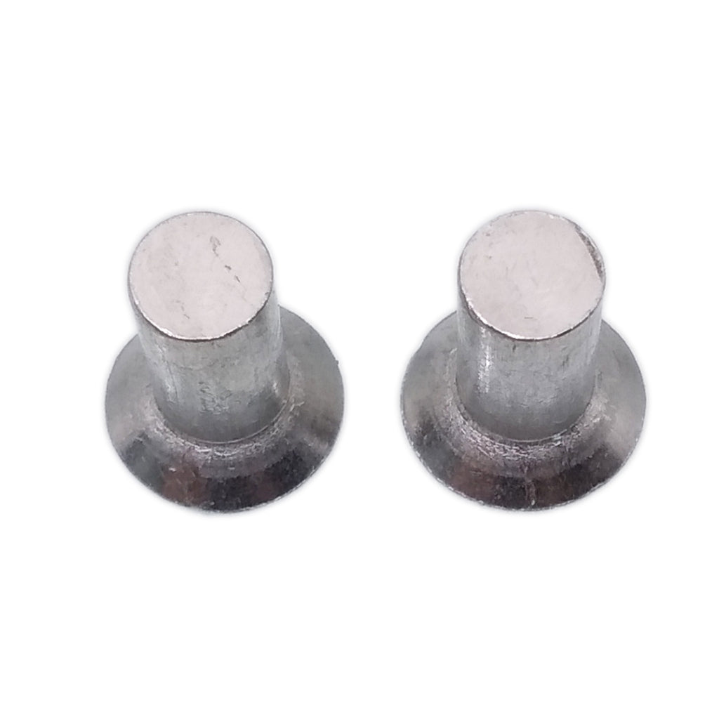 US Stock 100x 6mm Dia 12mm Shank CSK Flat Countersunk Head Aluminum Solid Rivets
